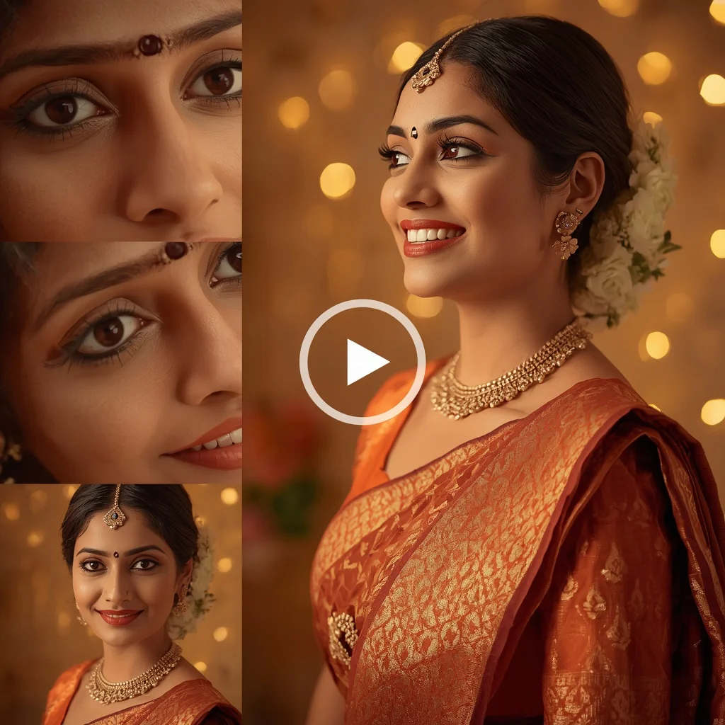 Andhra Pradesh Elegance: Traditional Jewellery and Handloom | cute prompt for girls in saree for instagram