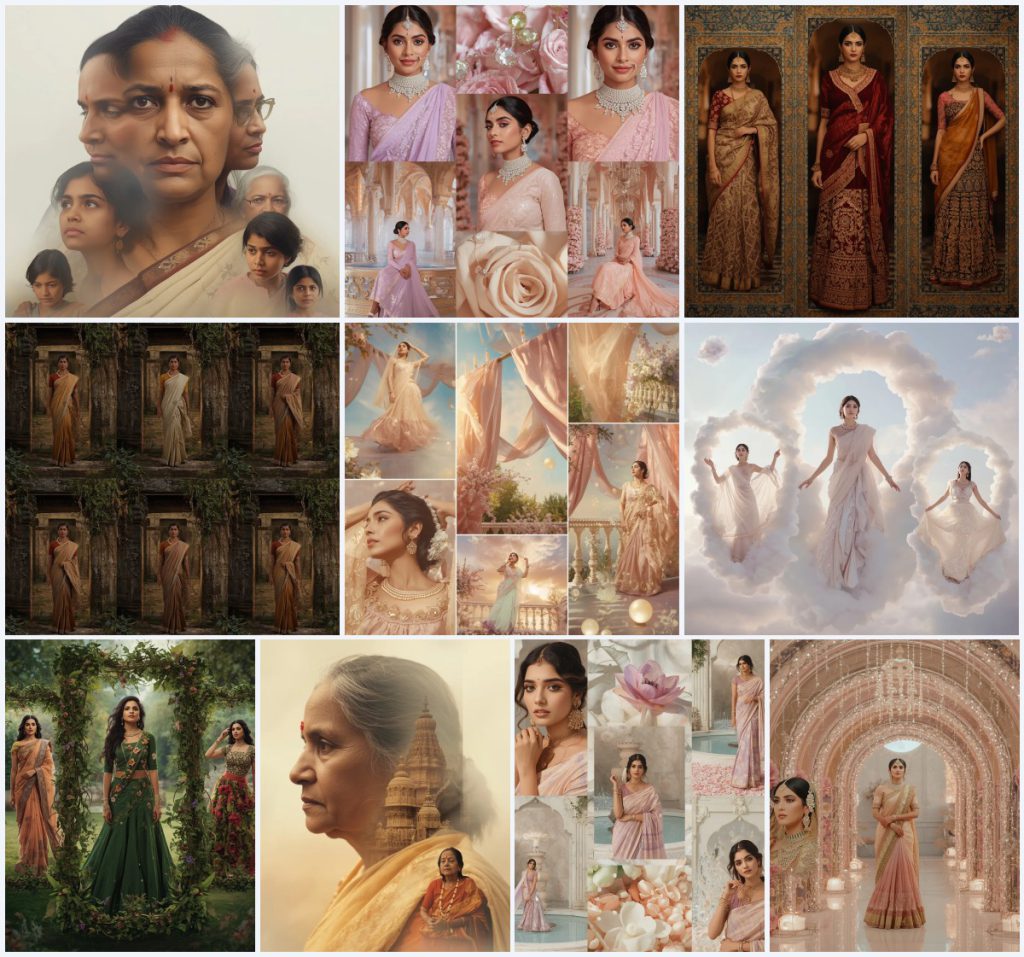 Best 10 Red Saree AI Prompts for Powerful and Romantic Portraits