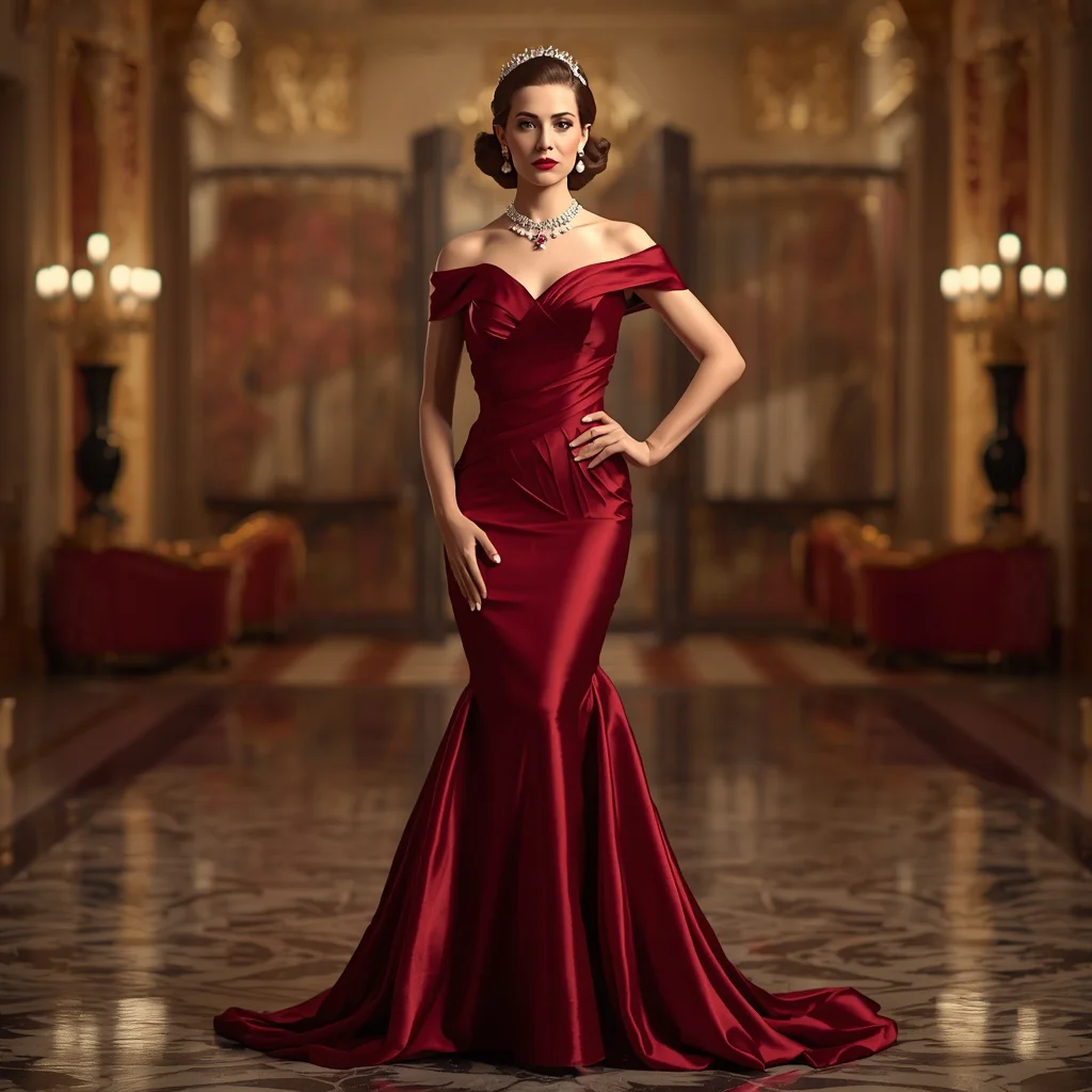 Hollywood Starlet’s Regal Silk Gown for a Grand Opera Night | style ai prompt