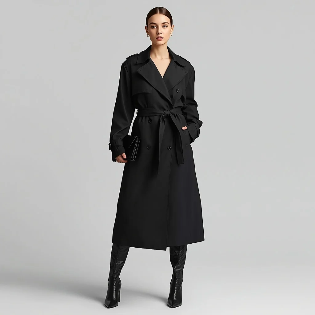 Latest Fashion: Sculptural Trench Coat Dress