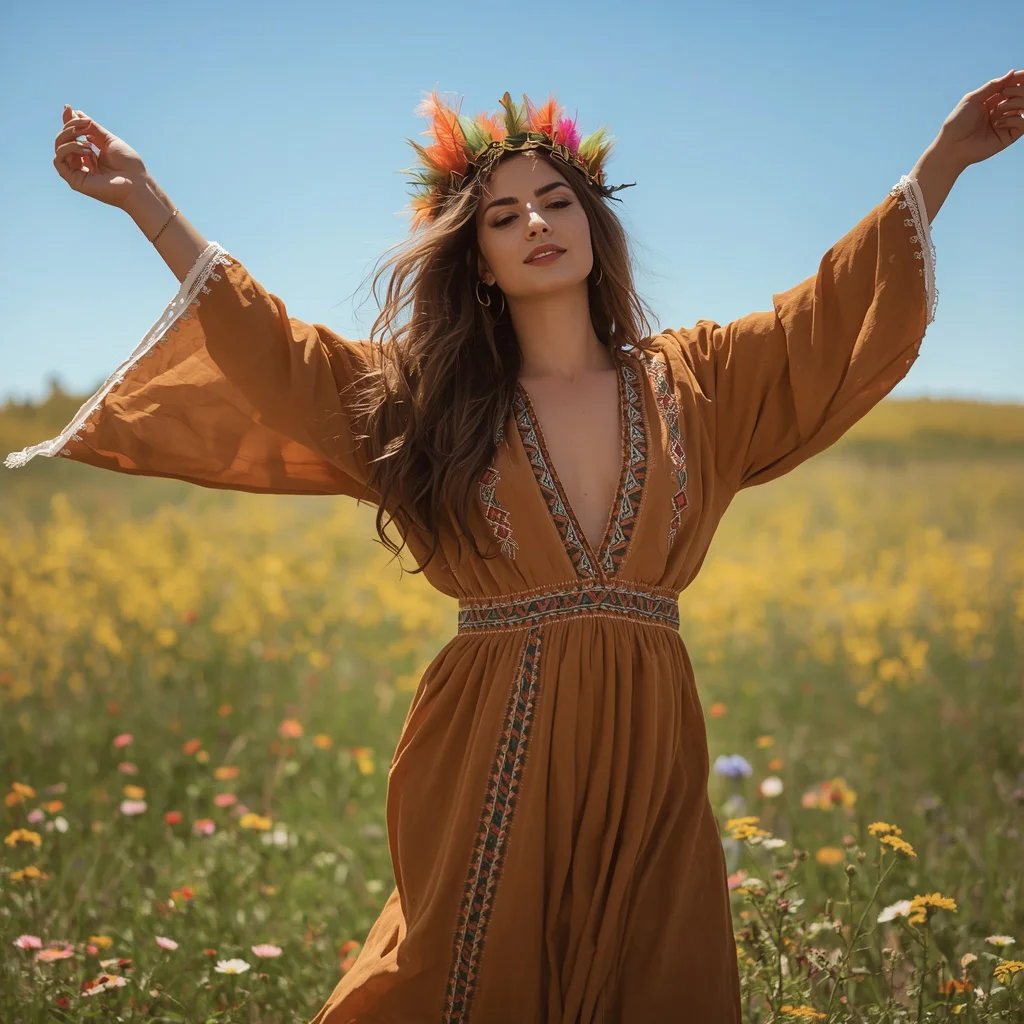 Western Festival Dream: The Embroidered Suede Maxi Dress | trending ai prompt
